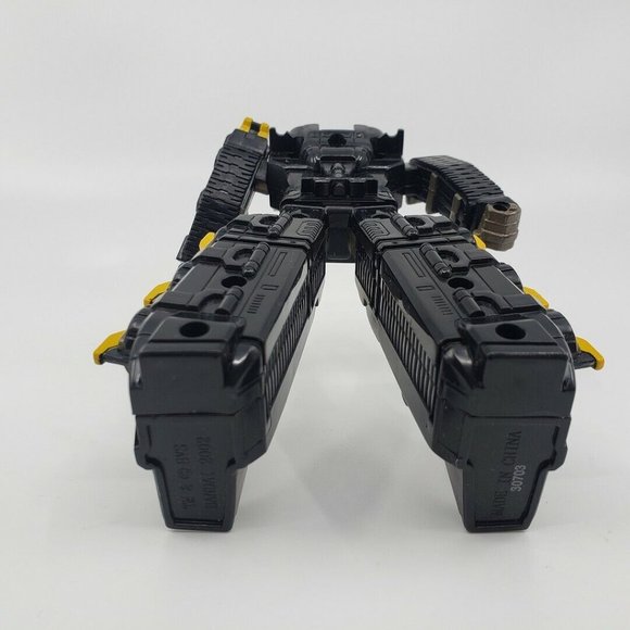 Mighty Morphin Black Power Ranger Action Figure Toy 6.5 in Bandai 2002 - Picture 5 of 8